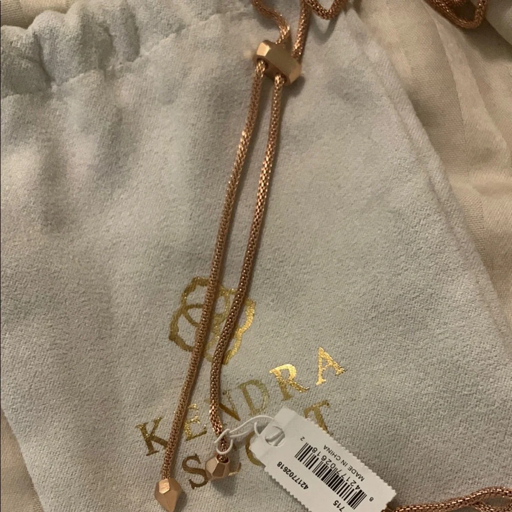 Kendra Scott Rose Gold Necklace - Picture 4 of 4